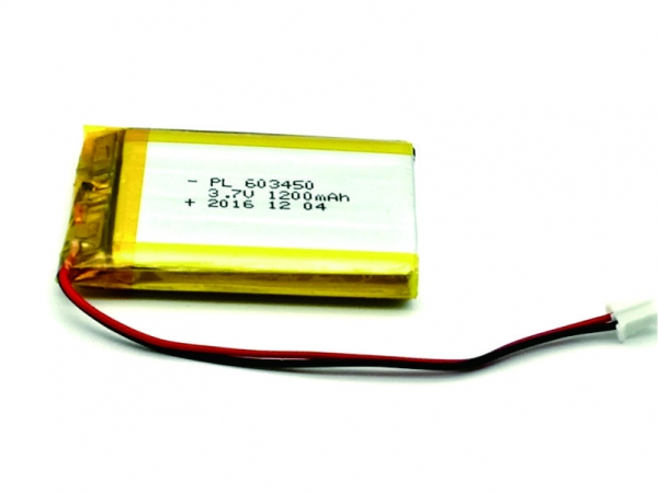3.7V  polymer lithium battery | 603450 1200mAh 3.7V