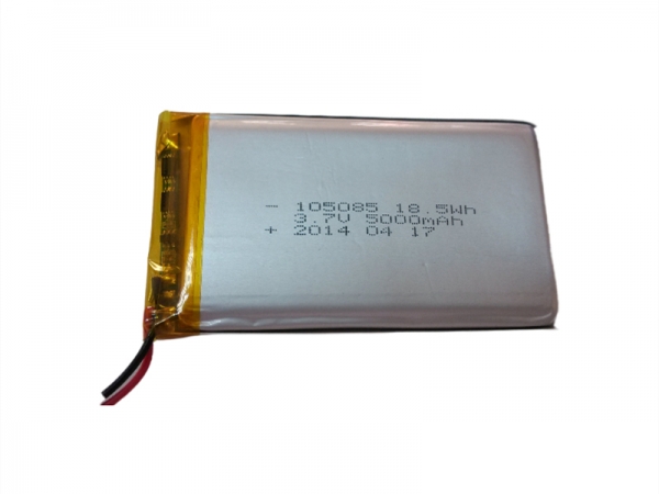 3.7V  polymer lithium battery | 105085 5000mAh 3.7V