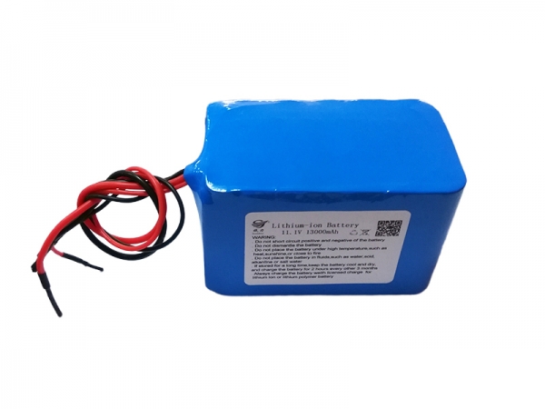 11.1V 13000mAh cylindrical lithium battery - four wires