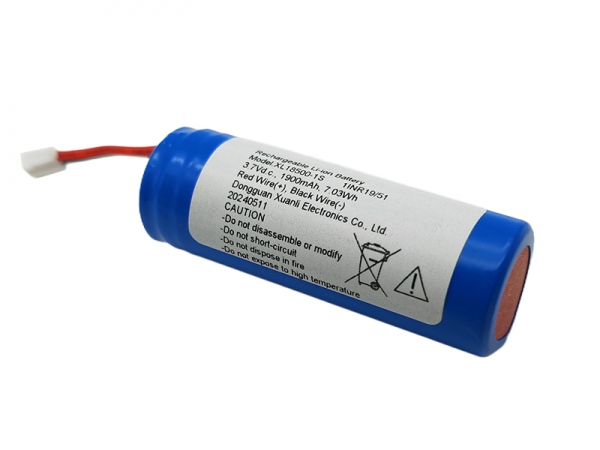 3.7V 1900mAh cylindrical lithium battery |18500 lithium battery label