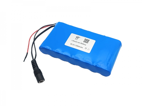 25.2 V 3350 mah cylindrical lithium-ion batteries | 18650 lithium batteries