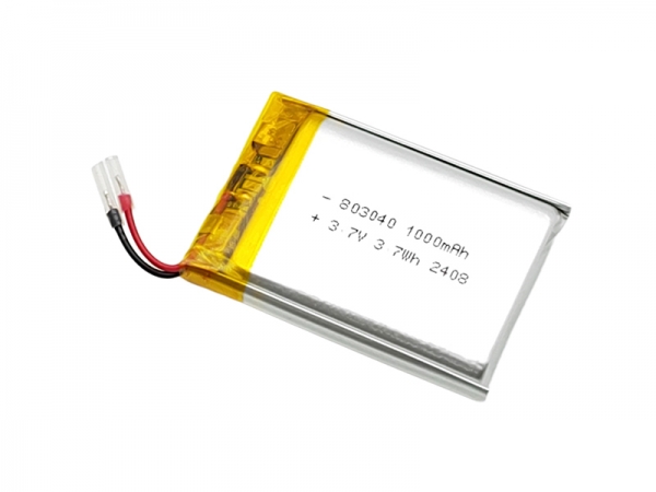 3.7V Lithium polymer battery | 803040 1000mAh 3.7V