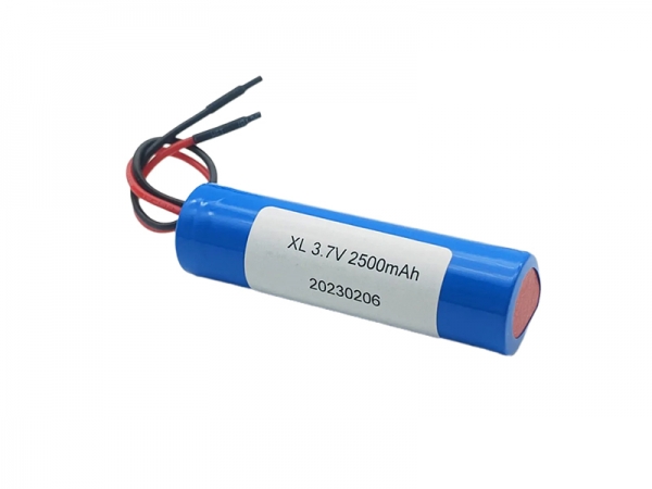 3.7V 2500mAh cylindrical lithium battery