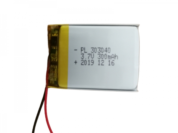 3.7V polymer lithium battery | 303040 3.7V 300mAh