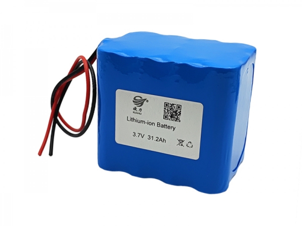 3.7V 312000mAh cylindrical lithium battery |18650 1S12P