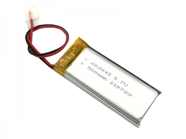 3.7V polymer lithium battery | 602043 500mAh 3.7V