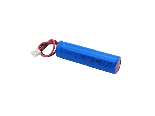 3.7V cylindrical lithium battery | 14500 800mAh 3.7V