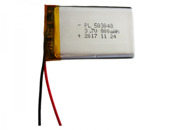 3.7V polymer lithium battery | 503048 800mAh 3.7V
