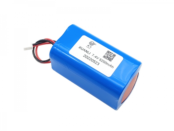 7.4V 5200mAh cylindrical lithium battery