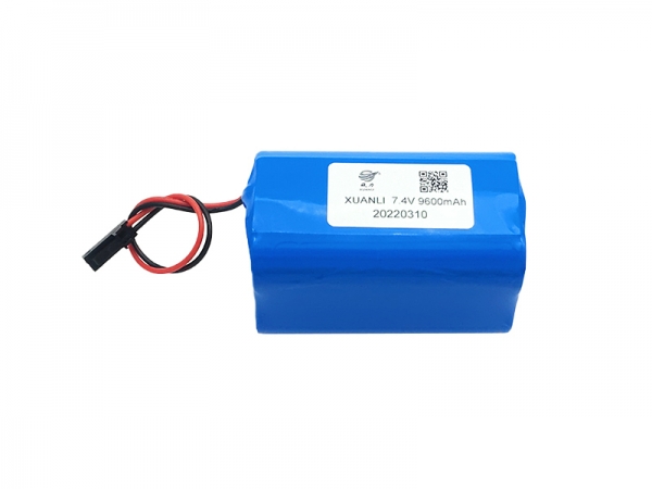 7.4V  9600mAh cylindrical lithium battery|26650 lithium battery