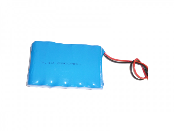 7.4V 6600mAh cylindrical lithium battery