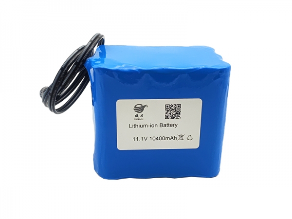11.1V 10400mAh cylindrical lithium battery | 3S4Plithium battery