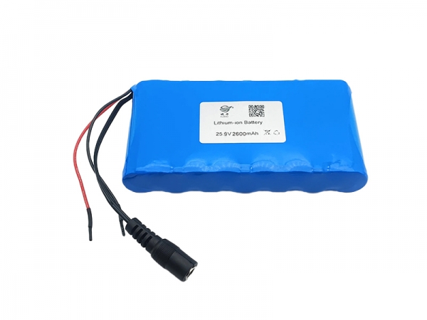 25.9V 2600mAh cylindrical lithium battery / 18650 lithium battery